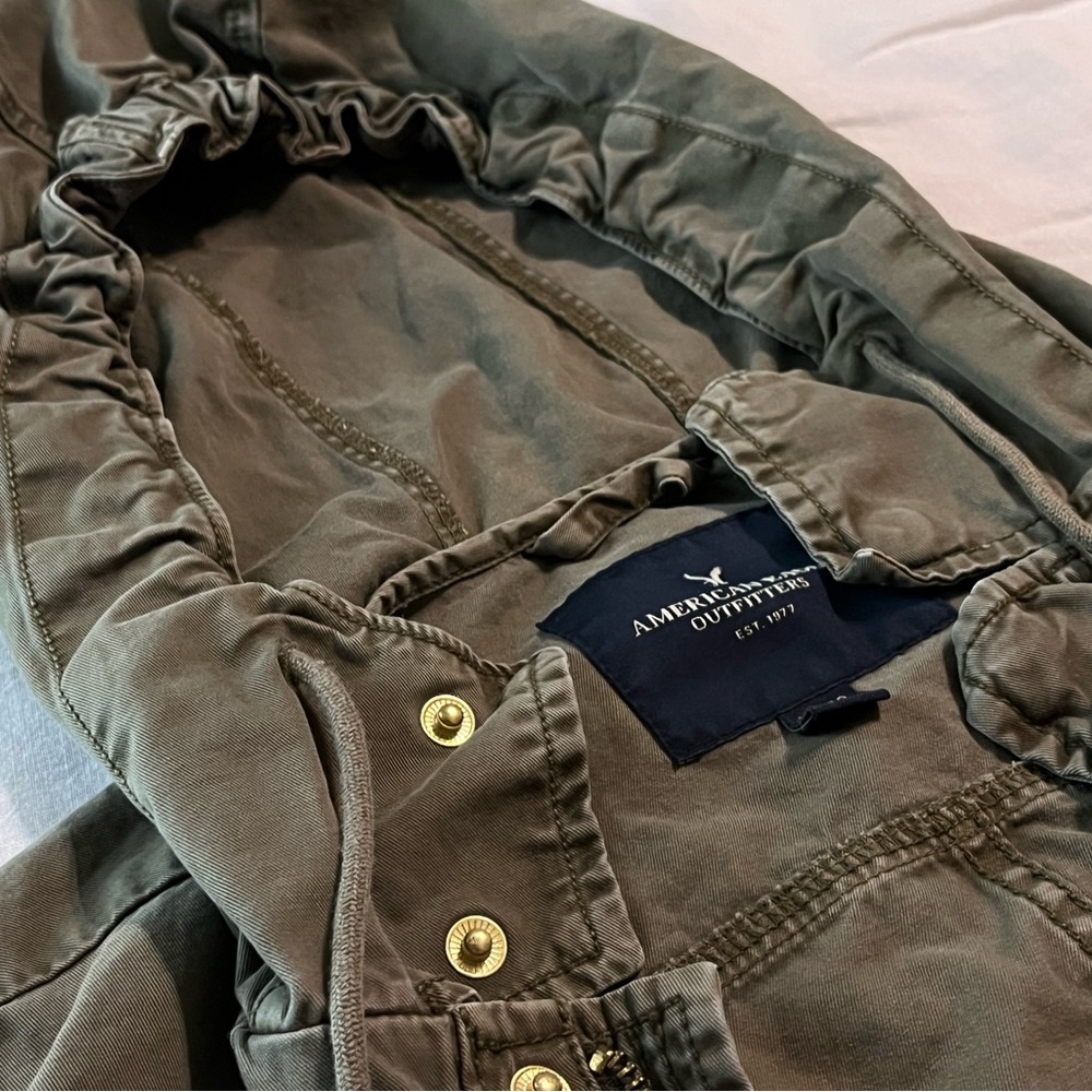 American outfitters button zip jacket